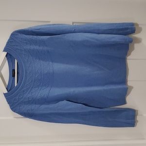 Blue Talbots XL Sweater